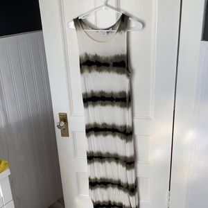 Tie die maxi dress
